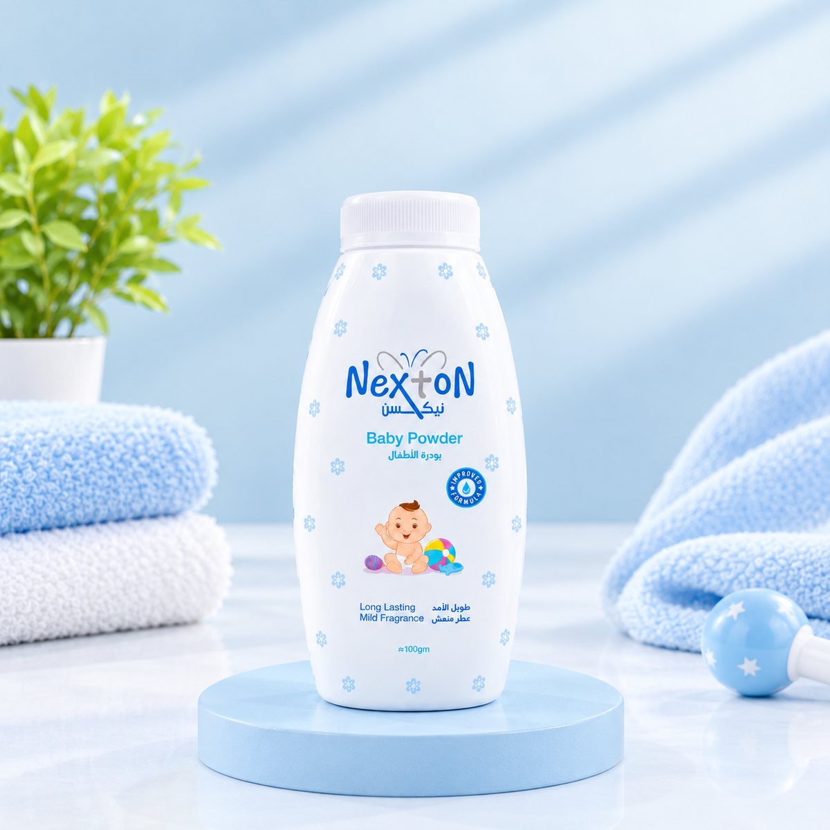 Nexton Baby Powder Blue 100gm