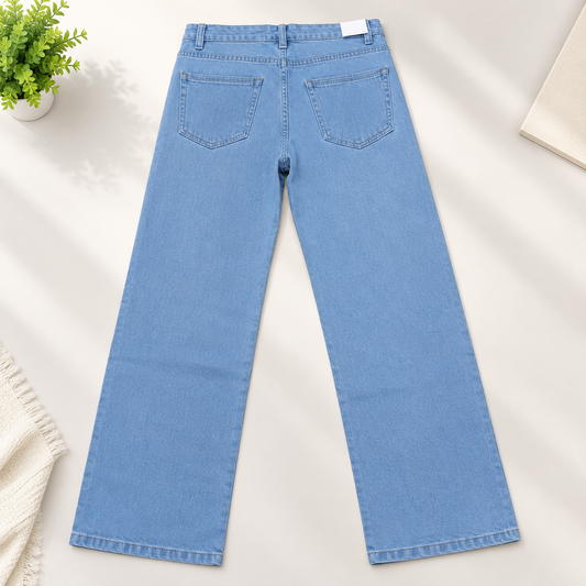Light Blue Straight Jeans