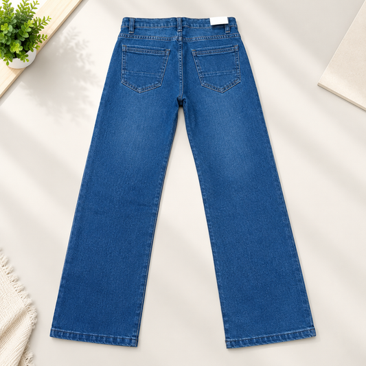 Classic Blue Straight Jeans