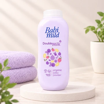 Babi Mild Double Milk Baby Powder - 160gm