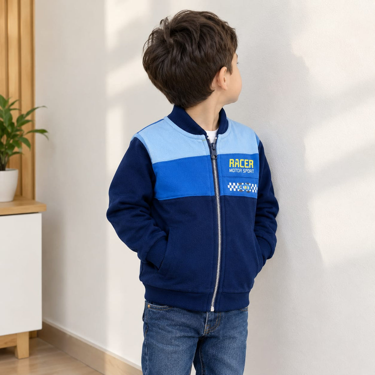 Racer Jacket-Style Tee