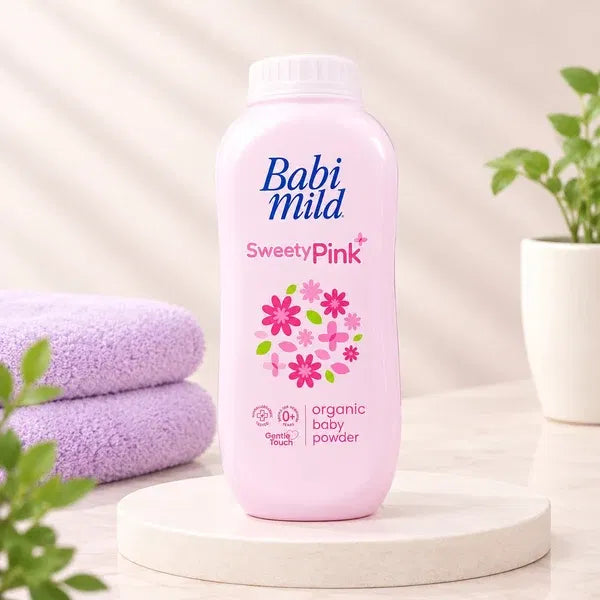 Babi Mild Sweety Pink Baby Powder - 160gm