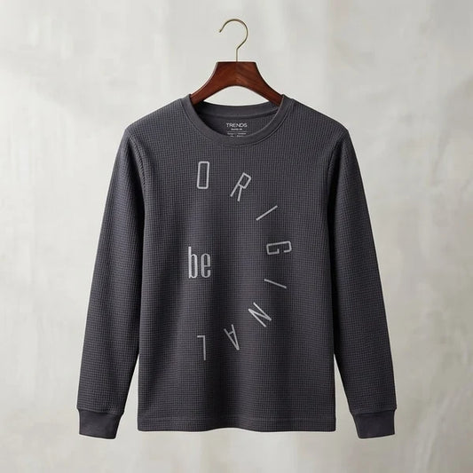 Kids Charcoal Popcorn Tee